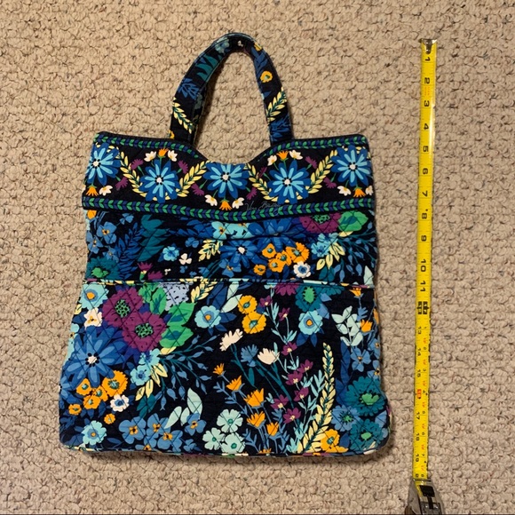 Vera Bradley convertible colorful floral satchel and shoulder handbag purse - Picture 2 of 7